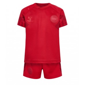 Denmark Replica Home Stadium Kit for Kids World Cup 2022 Short Sleeve (+ pants)